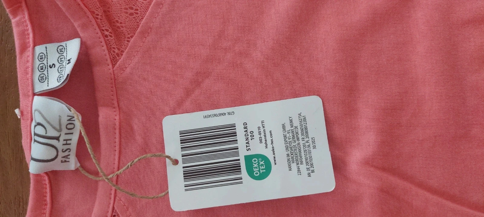 Top sans manches corail UP2 Fashion - Taille M - Neuf avec etiquette – photo 7